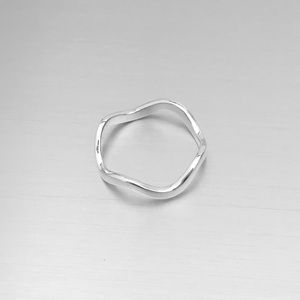Sterling Silver Zigzag Ring
